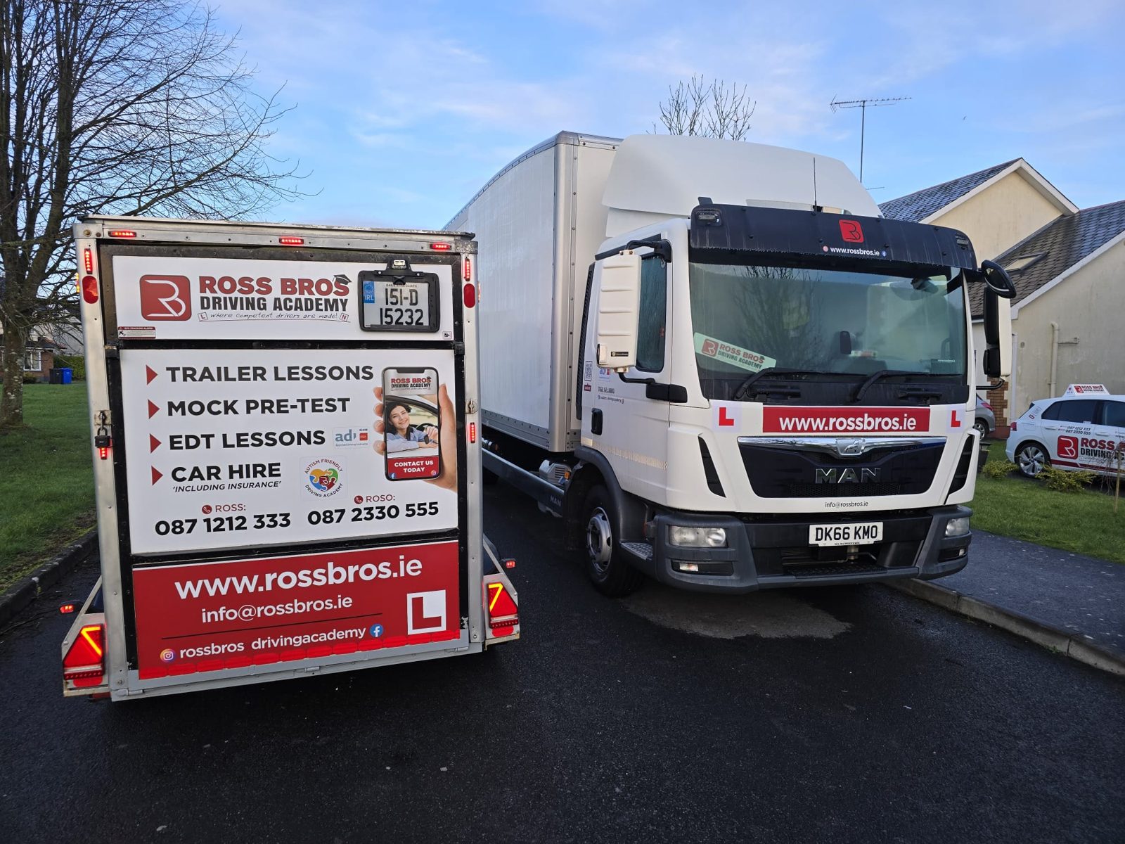 Ross Bros rigid truck for Category C lessons