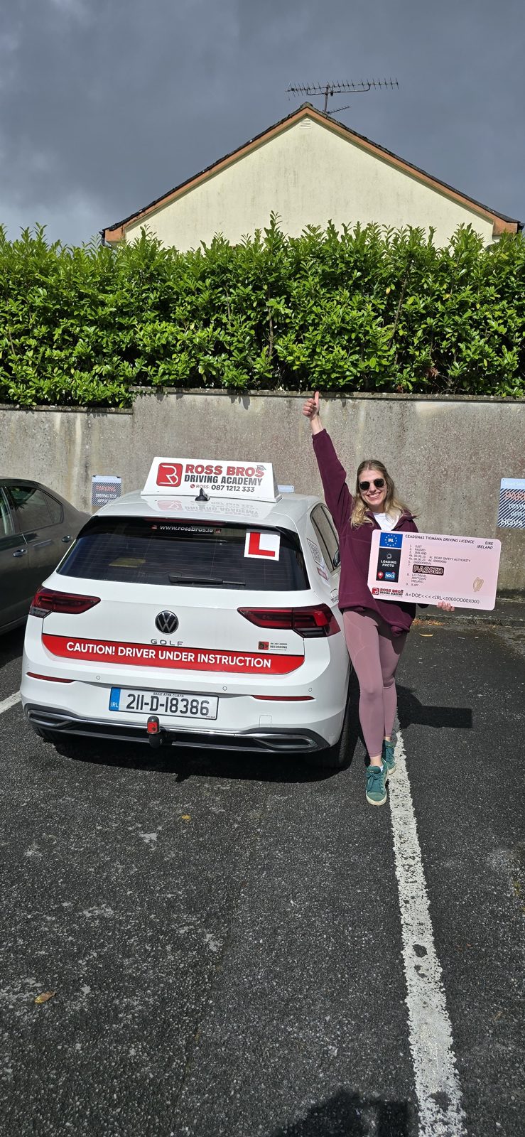 Recent driving test pass